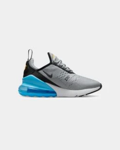 Nike Kids' Air Max 270 (GS) Lt Smoke Grey/Blue -Fashion Clothing Store 05009424 YL169 default 0040