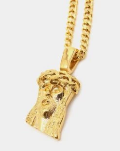 VERITAS Micro Nazareth 2 Chain Gold -Fashion Clothing Store 06001391 YG200 default 0030