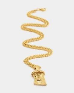 VERITAS Micro Nazareth 2 Chain Gold -Fashion Clothing Store 06001391 YG200 default 0050