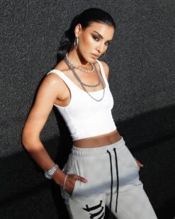 Saint Morta Franco 30 Inch 4MM Chain Silver 11 Saint Morta Franco 30 Inch 4MM Chain Silver -Fashion Clothing Store 06002233 YS001 womens 0011