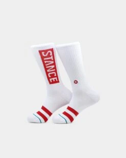Stance OG Sock White/Red