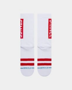 Stance OG Sock White/Red -Fashion Clothing Store 06004174 YW208 default 0040