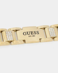 Guess Mainline 12mm Frontier Crystal Bracelet Gold -Fashion Clothing Store 06005811 YG200 default 0020