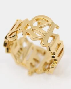 Raising Hell Women's Angel Baby Ring Gold -Fashion Clothing Store 06007053 YG200 default 00040