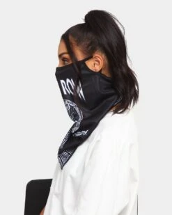 Crooks & Castles Greco Medusa Bandana Mask Black -Fashion Clothing Store 06007133 YB001 womens 0040