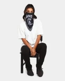 Crooks & Castles Greco Medusa Bandana Mask Black -Fashion Clothing Store 06007133 YB001 womens 0050