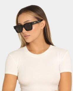 NUQE Men's Jones Sunglasses Black -Fashion Clothing Store 06007279 YB001 womens 0015