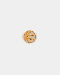 Wild For The Weekend Slam Dunk Basketball Ring (Large) Gold