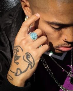 Wild For The Weekend Wildcats Coin Signet Ring (Large) Silver -Fashion Clothing Store 06007878 YS001 mens 00012