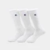 Champion 3 Pack C Logo Crew Socks White -Fashion Clothing Store 06008262 YW100 default 00010