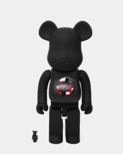 Medicom Toy Be@rbrick X PiL 1000% & 100% Collectible Set Black