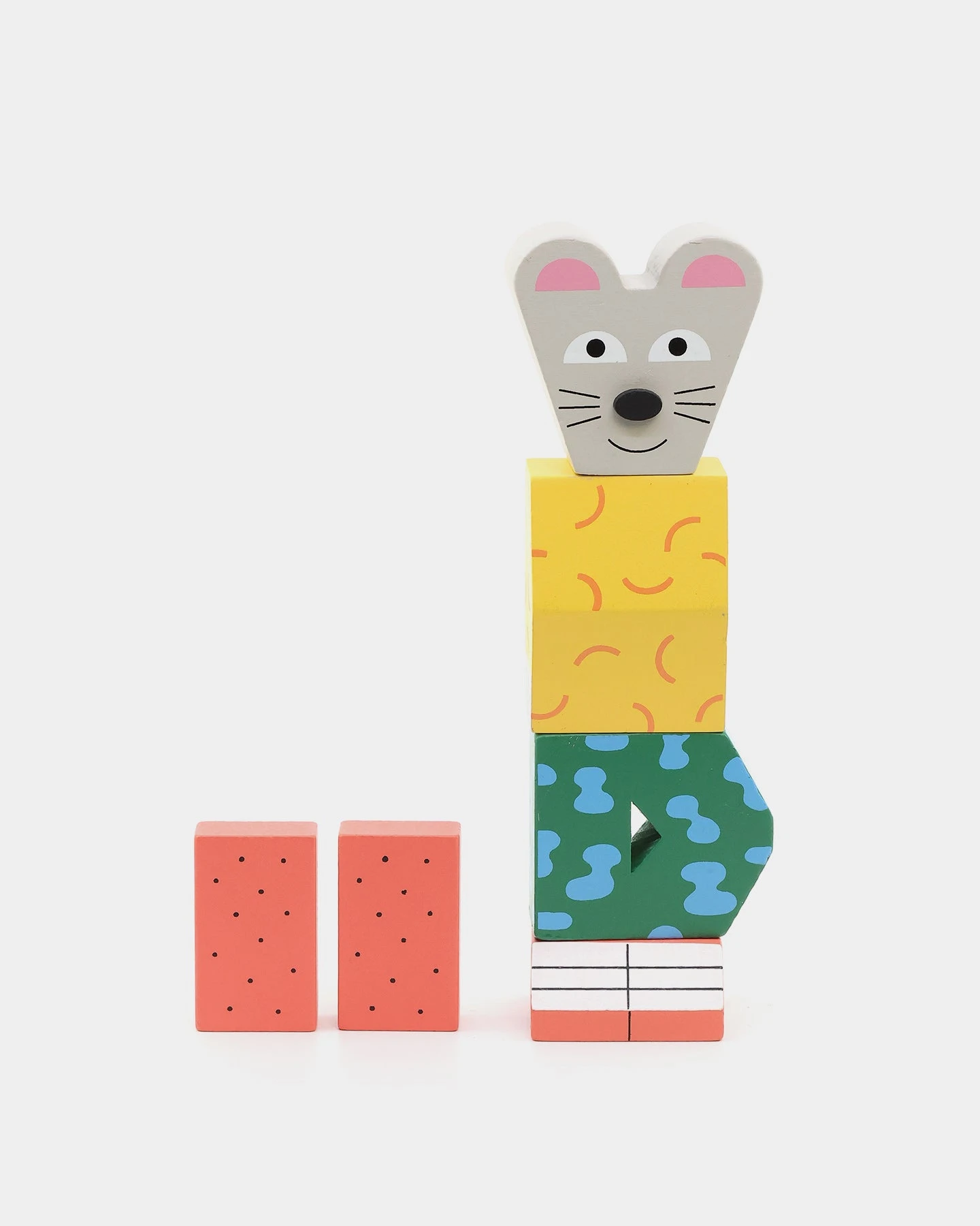 Areaware Kids' Block Party Mouse Multi 7 Areaware Kids' Block Party Mouse Multi - Image 5