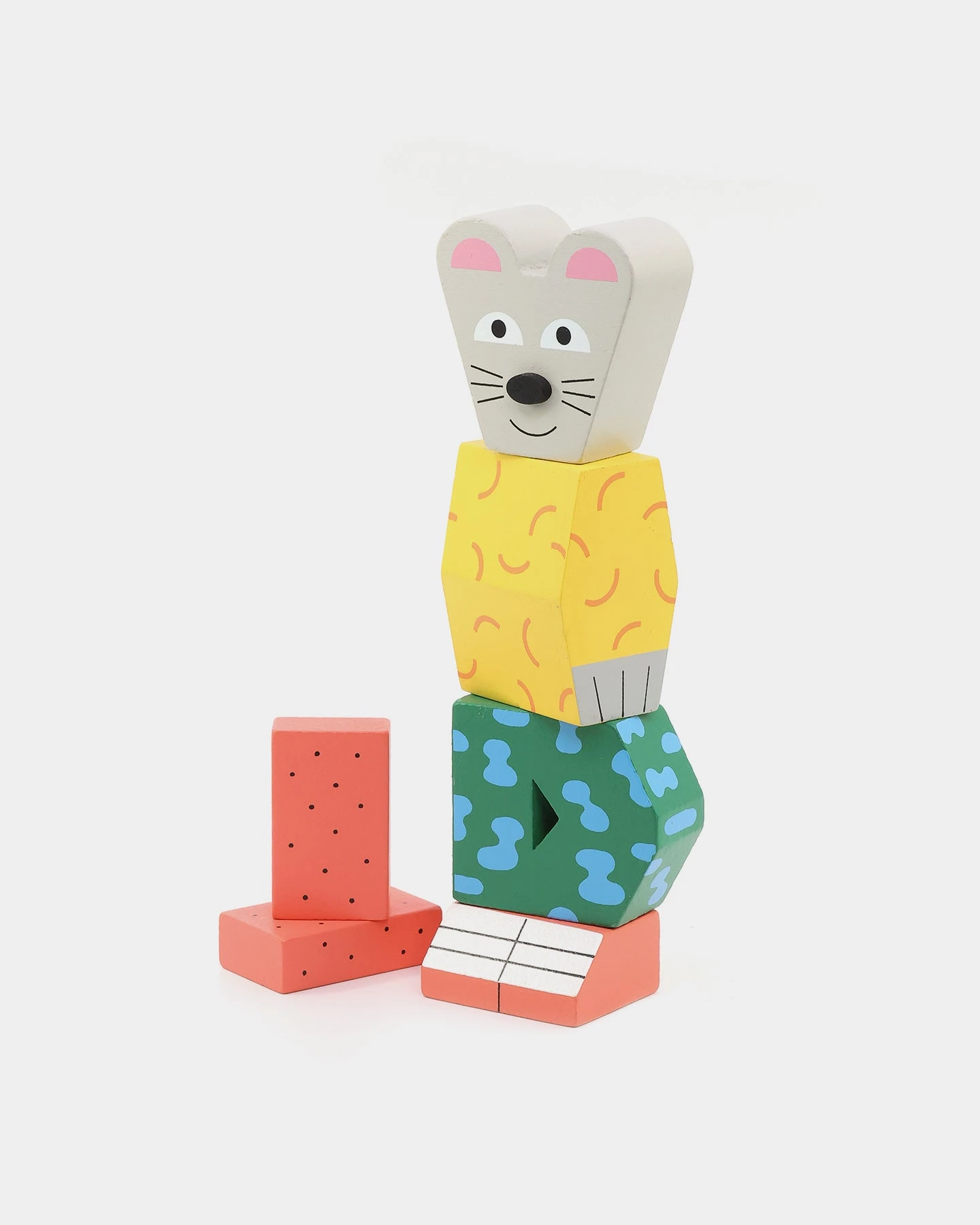 Areaware Kids' Block Party Mouse Multi 10 Areaware Kids' Block Party Mouse Multi - Image 8