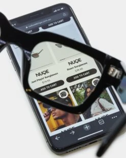 NUQE Jones Blue Light Glasses Smoke Black -Fashion Clothing Store 06008939 YB349 default 020 5957d22f 0ad6 4d84 bb7d c77436b8003a