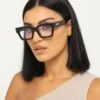 NUQE Jones Blue Light Glasses Smoke Black