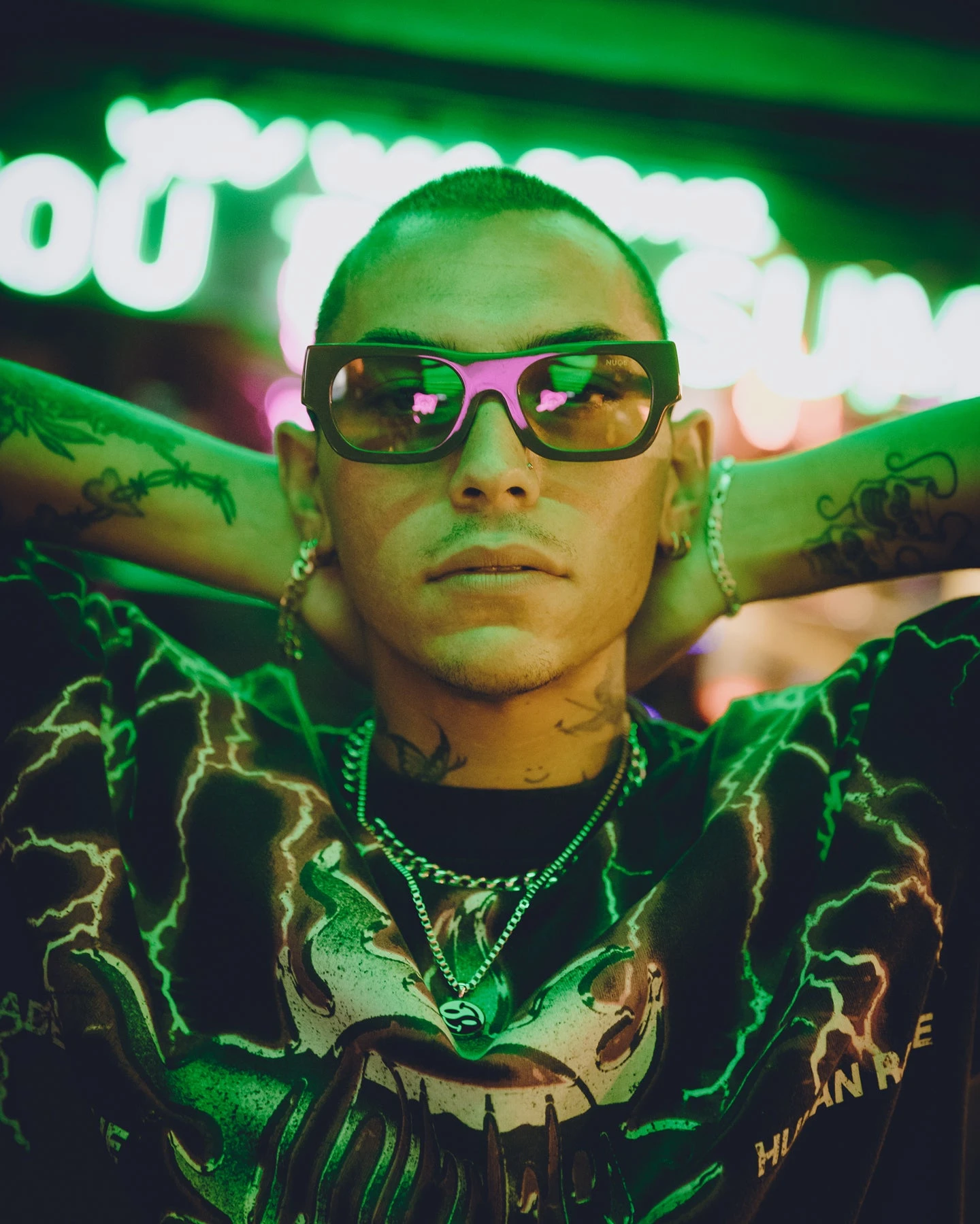 NUQE Big Mack Sunglasses Black/Brown 3 NUQE Big Mack Sunglasses Black/Brown