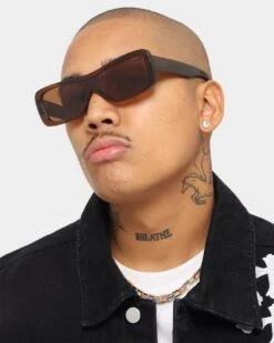 NUQE Guard Sunglasses Brown