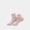 Nike Everyday Plus Cush Ankle Socks 2 Pack Pink Oxford/Pink -Fashion Clothing Store 06009200 YP313 default 0010