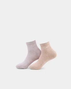 Nike Everyday Plus Cush Ankle Socks 2 Pack Pink Oxford/Pink
