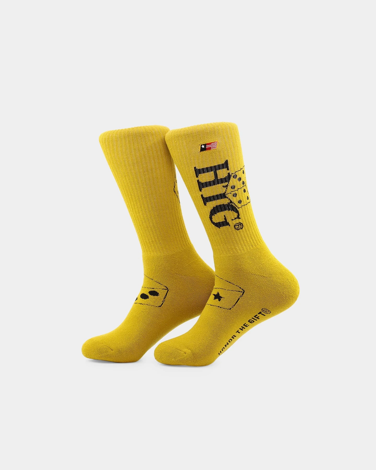 Honor The Gift Women's Lucky 7 Socks Mustard 3 Honor The Gift Women's Lucky 7 Socks Mustard