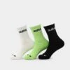X-Girl Women's Logo Middle Socks 3 Pack Multi-coloured -Fashion Clothing Store 06009255 YM010 default 0010