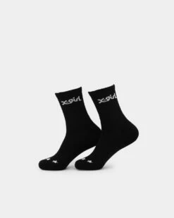 X-Girl Women's Logo Middle Socks 3 Pack Multi-coloured -Fashion Clothing Store 06009255 YM010 default 0040