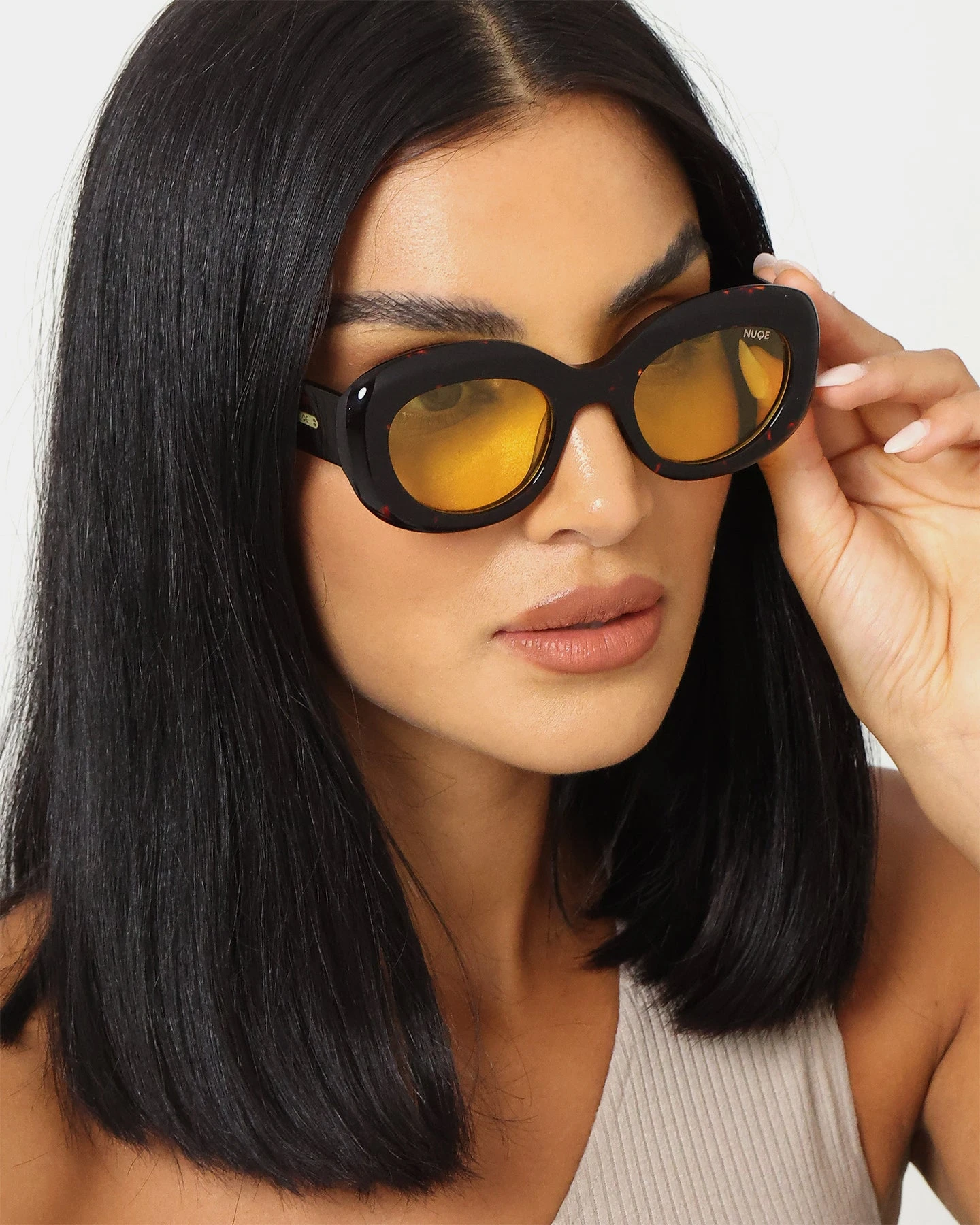 NUQE Daytona Sunglasses Tortoise/Yellow 5 NUQE Daytona Sunglasses Tortoise/Yellow - Image 3