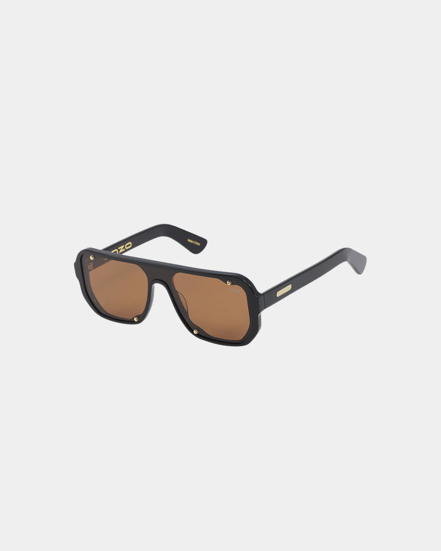 NUQE Enzo Sunglasses Black/Brown 4 NUQE Enzo Sunglasses Black/Brown - Image 2