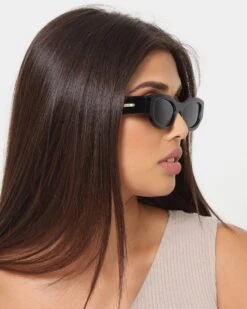 NUQE Road Runner Sunglasses Black/Gold -Fashion Clothing Store 06009278 YB003 womens 0016