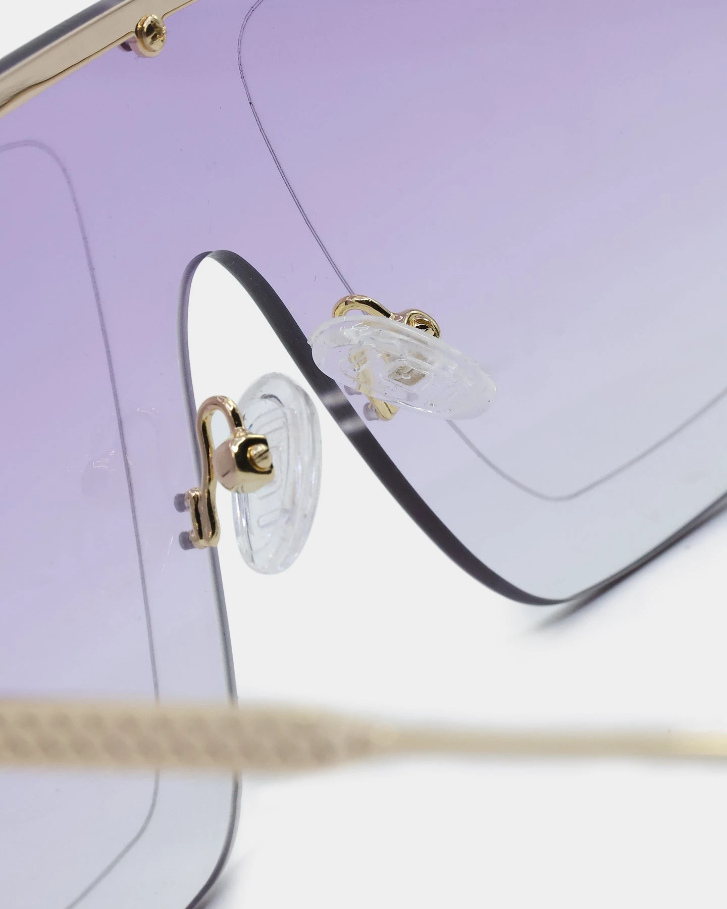 NUQE As IF Sunglasses Gold/Lilac 9 NUQE As IF Sunglasses Gold/Lilac - Image 7