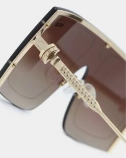 NUQE As IF Sunglasses Brown/Gold 15 NUQE As IF Sunglasses Brown/Gold -Fashion Clothing Store 06009334 YX311 default 0020 11c76930 bc1b 40c6 98f9 1a4f5722ba73