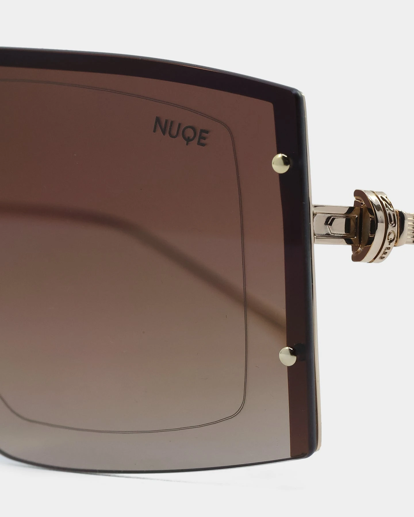 NUQE As IF Sunglasses Brown/Gold 8 NUQE As IF Sunglasses Brown/Gold - Image 6