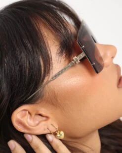 NUQE As IF Sunglasses Brown/Gold 14 NUQE As IF Sunglasses Brown/Gold -Fashion Clothing Store 06009334 YX311 womens 0015