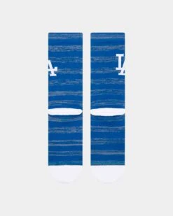 Stance Los Angeles Dodgers Twist Crew Socks Royal Blue -Fashion Clothing Store 06009377 YR189 default 0030