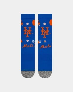 Stance X New York Mets Landmark Socks Blue -Fashion Clothing Store 06009382 YX001 default 0030