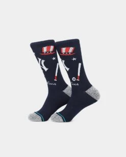 Stance X New York Yankees Landmark Socks Navy
