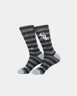 Stance X Chicago White Sox Twist Crew Socks Black