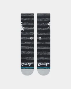 Stance X Chicago White Sox Twist Crew Socks Black -Fashion Clothing Store 06009386 YB001 default 0030