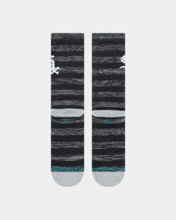 Stance X Chicago White Sox Twist Crew Socks Black -Fashion Clothing Store 06009386 YB001 default 0040