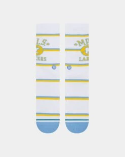 Stance X Los Angeles Lakers Classics Socks White 8 Stance X Los Angeles Lakers Classics Socks White -Fashion Clothing Store 06009396 YW100 default 0030