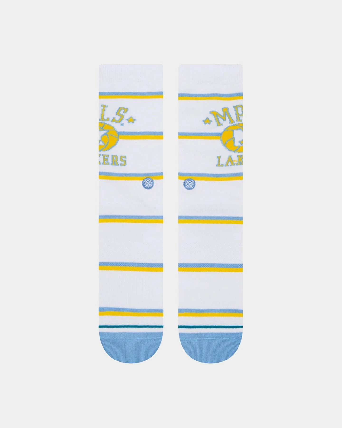 Stance X Los Angeles Lakers Classics Socks White 5 Stance X Los Angeles Lakers Classics Socks White - Image 3