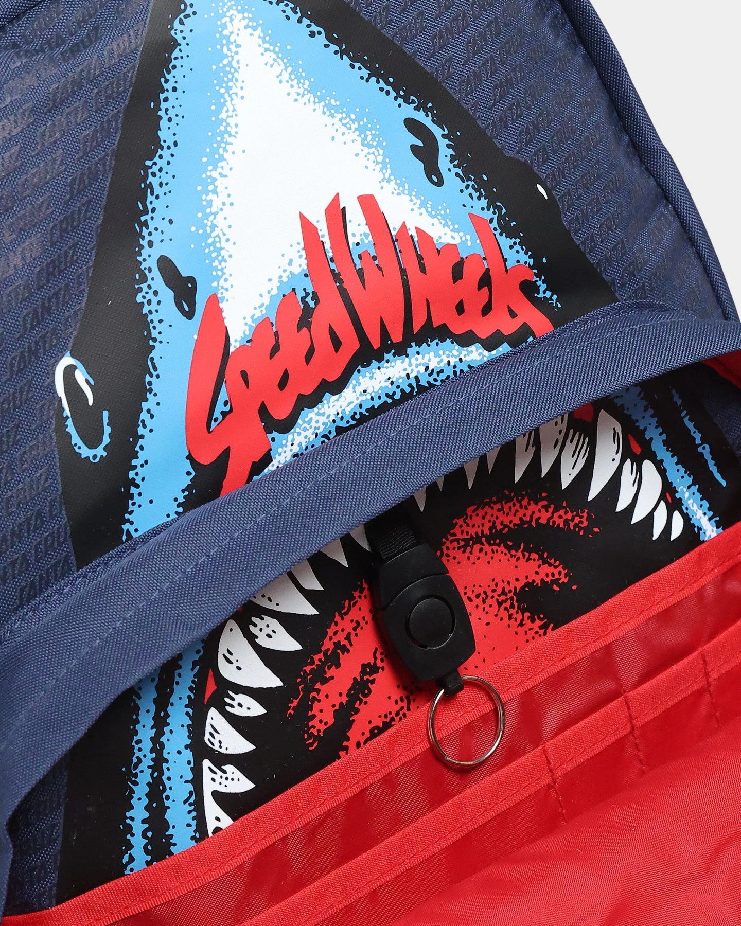 Santa Cruz Kids' Speed Wheels Shark Back Pack Navy 10 Santa Cruz Kids' Speed Wheels Shark Back Pack Navy - Image 8