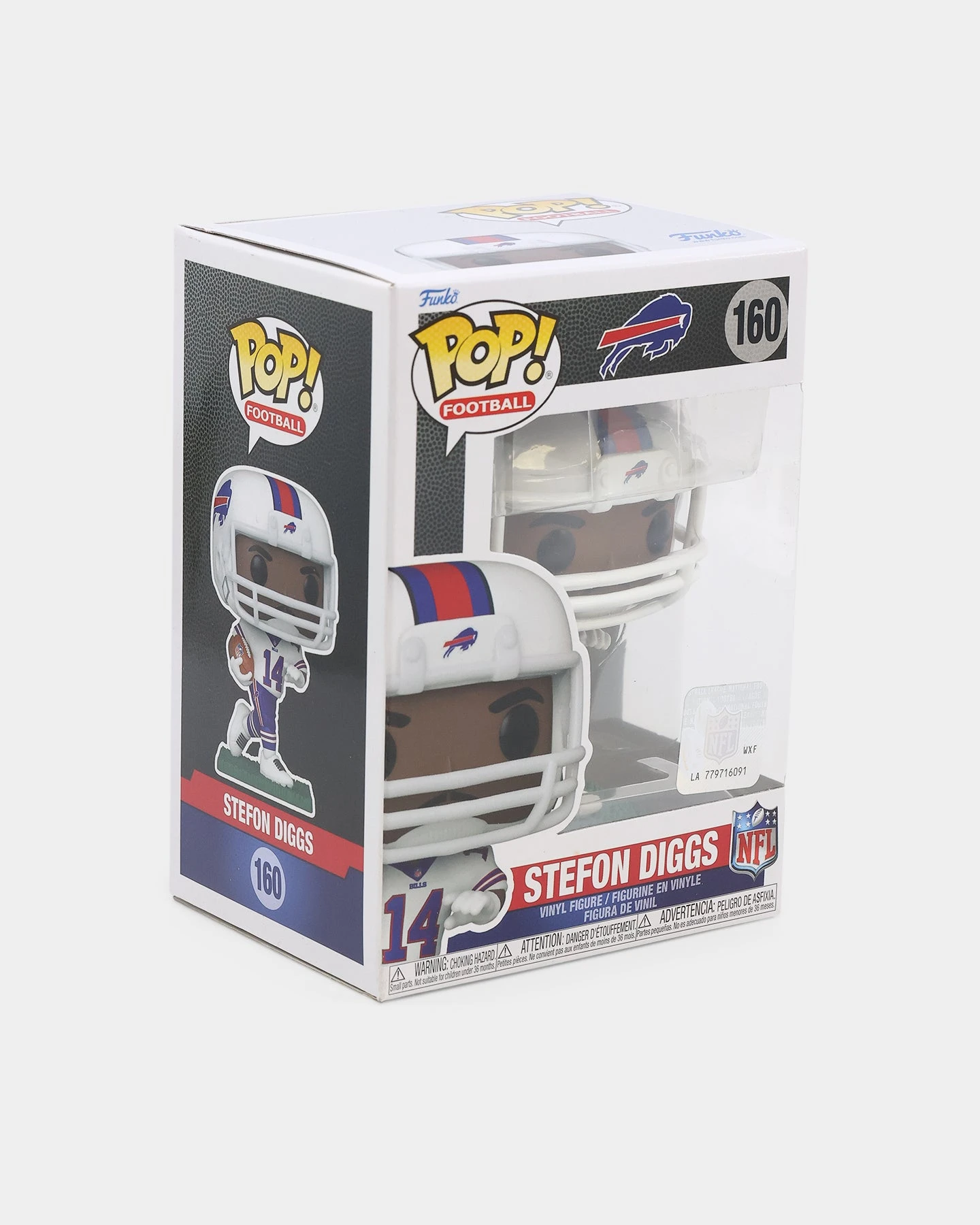 POP! POP! Vinyl #160 NFL: Buffalo Bills Stefon Diggs Home Figure Multi-coloured 4 POP! POP! Vinyl #160 NFL: Buffalo Bills Stefon Diggs Home Figure Multi-coloured - Image 2