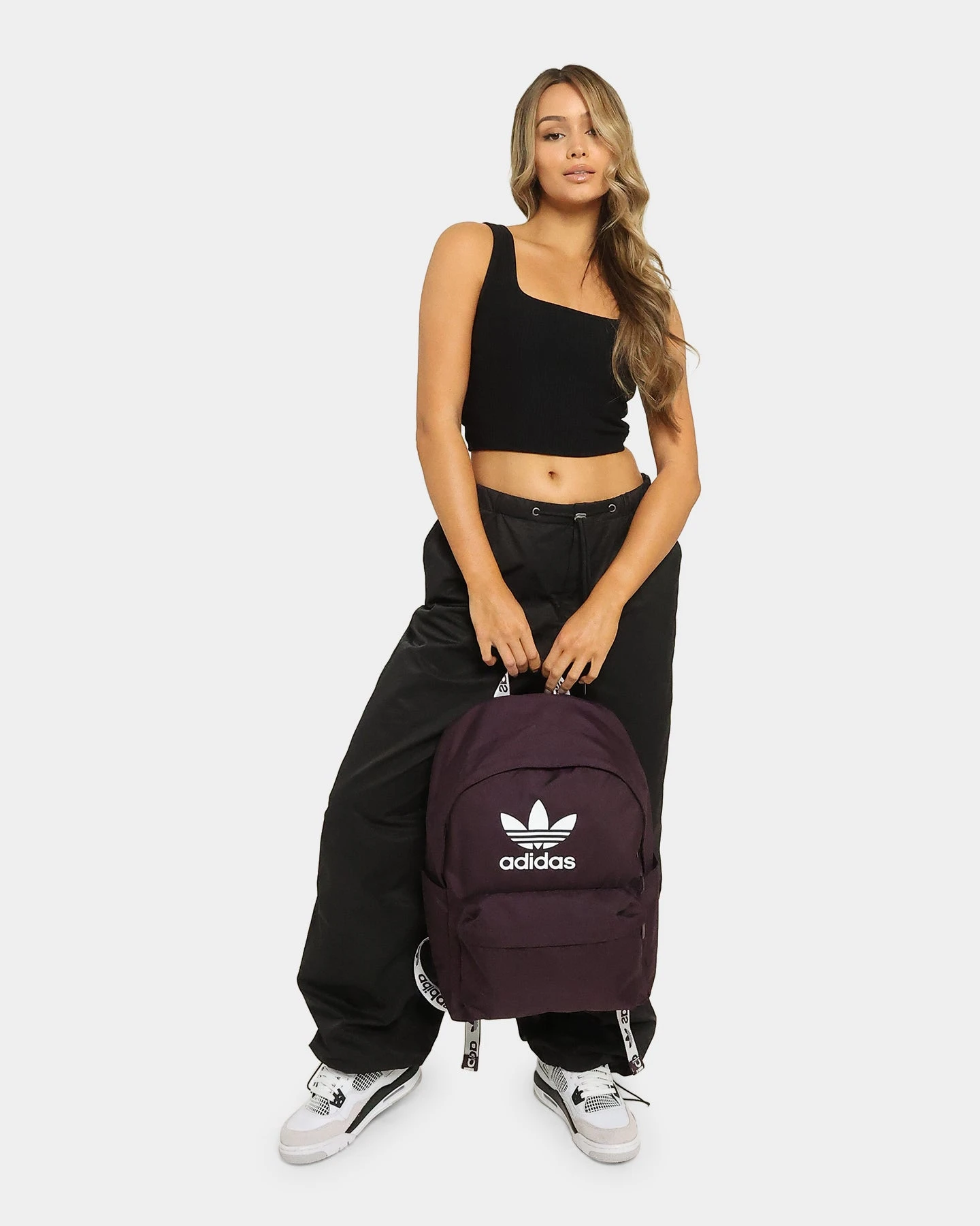 Adidas Adicolour Backpack Maroon 4 Adidas Adicolour Backpack Maroon - Image 2