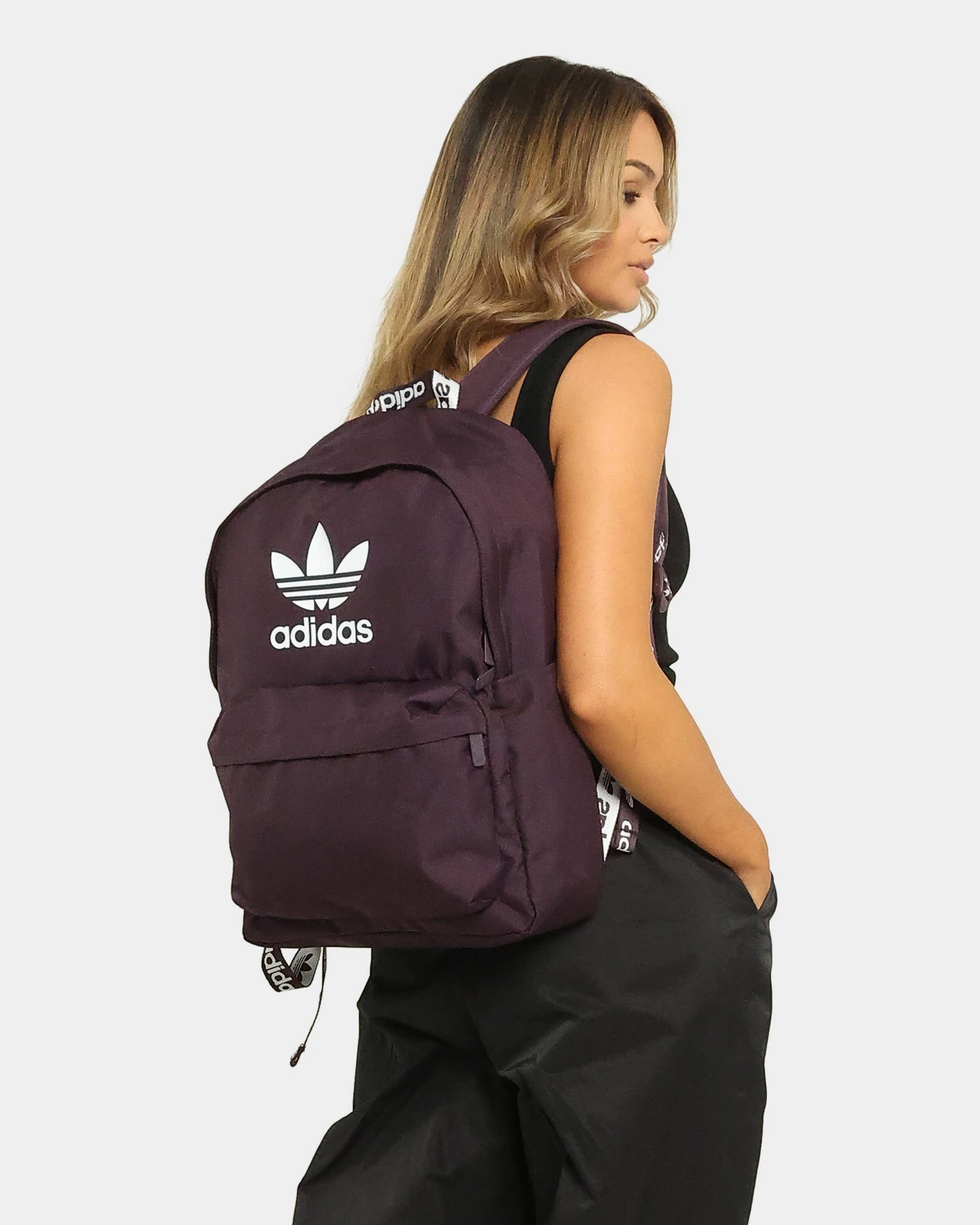 Adidas Adicolour Backpack Maroon 5 Adidas Adicolour Backpack Maroon - Image 3