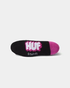 HUF Hangin' Out Socks Black 9 HUF Hangin' Out Socks Black -Fashion Clothing Store 06009645 YB001 default 0021