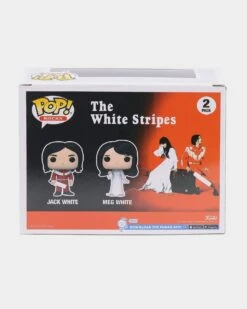 POP! Vinyl The White Stripes 2 Pack: Jack White & Meg White Figures Multi-Coloured -Fashion Clothing Store 06009707 YM010 default 0070