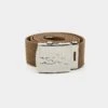 X-Girl Mills Logo Web Belt Brown -Fashion Clothing Store 06009713 YB354 default 0010