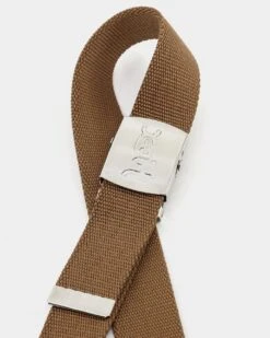 X-Girl Mills Logo Web Belt Brown 15 X-Girl Mills Logo Web Belt Brown -Fashion Clothing Store 06009713 YB354 default 0040