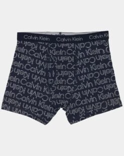 Calvin Klein Kids' Modern Cotton Boxer Briefs 2 Pack Black Iris Ck